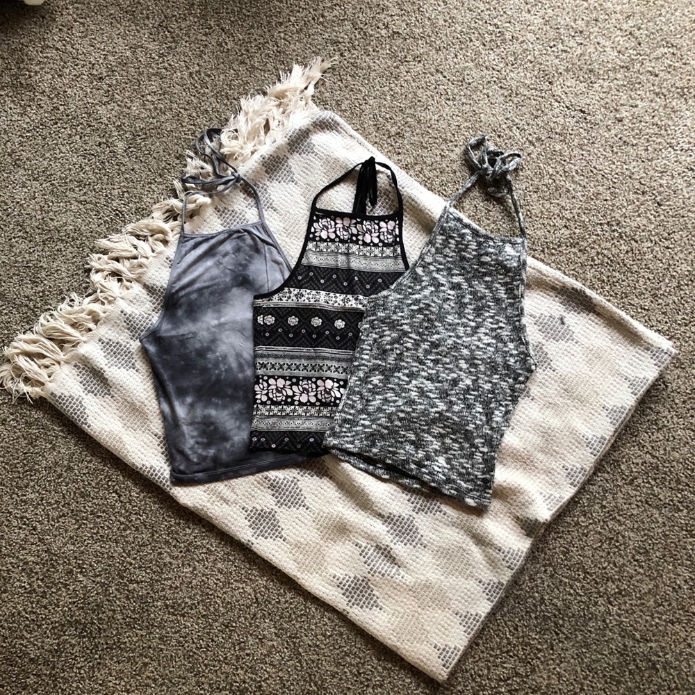 AE soft & sexy halter top bundle